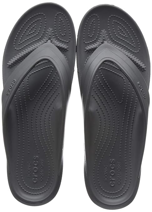 iconic crocs comfort flip flops