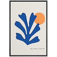 SIGNWIN Framed Canvas Wall Art Boho Decor Illustration Canvas Prints Home Artwork Decoration for Living Room,Bedroom - 16x24 inches