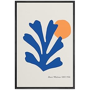 SIGNWIN Framed Canvas Wall Art Boho Decor Illustration...