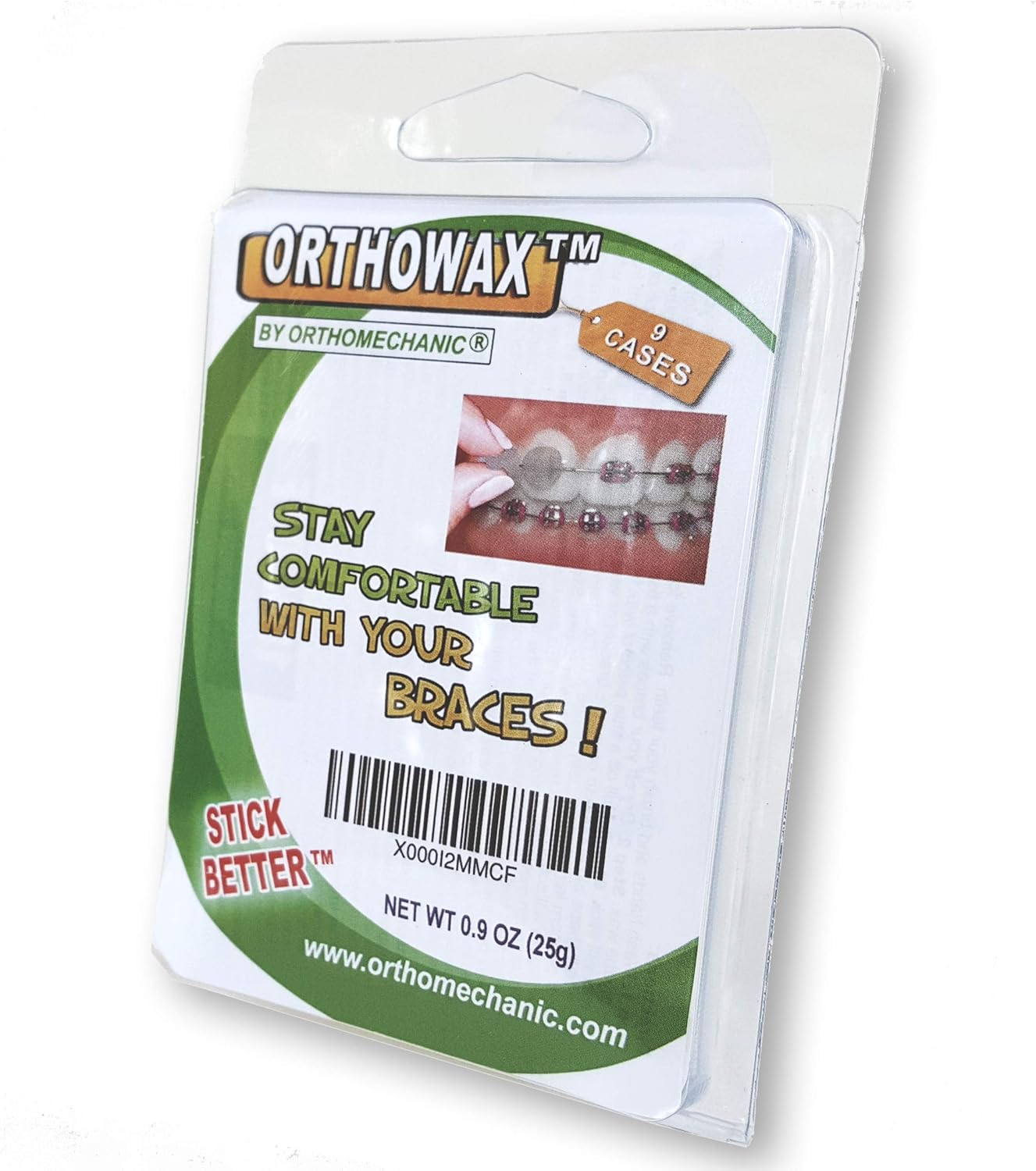 Genuine Orthowax - Our BestSeller Orthodontic Wax for Braces Wearer - Stick Better Than competitors: Health & Personal Care