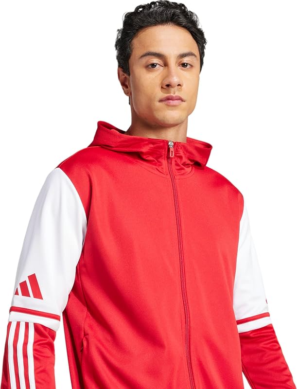 Uomo Squadra25 Hoody Sweatshirt, Team Power Red 2/White, XL Extra Tall
