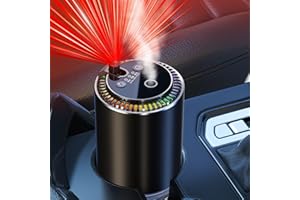 Gajiuhon Smart Car Air Fresheners Fagrance Perfumery Scent Aromatherapy Essential Oil Diffuser Automotive Aroma Machine with Starry Sky Projection (Cologne*2)