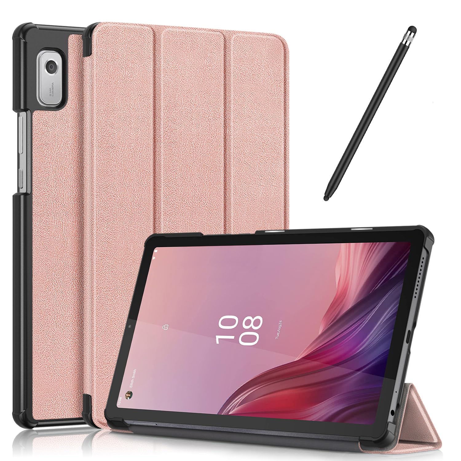 Heremore Flip Case Cover for Lenovo Tab M9 9 inch 2023 TB-310FU Tablet
