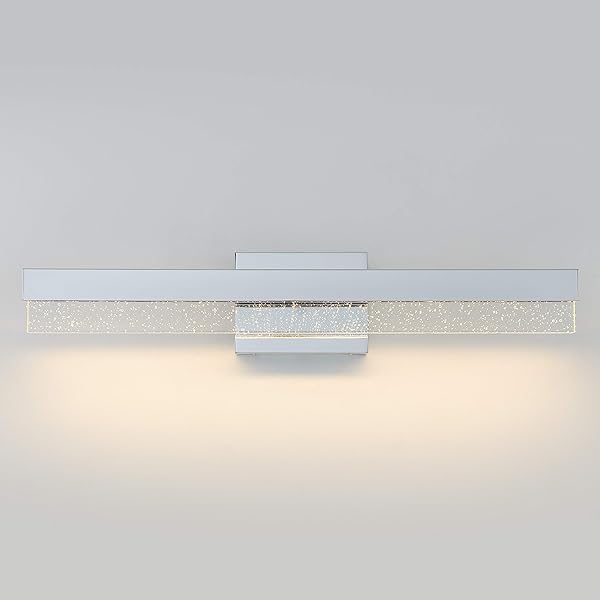 ARTIKA BUBBLE BAR 23W INTEGRATED LED MODERN VANITY LIGHT FIXTURE, CHROME FINISH – IDEAL FOR BATHROOM LIGHTING -1300 LUMENS, 3000 KELVIN, NO BULB REQUIRED