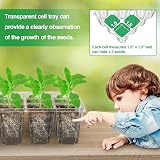 MIXC Seed Trays with Grow Light 5Pack with Lids Propagators for Plants view 6