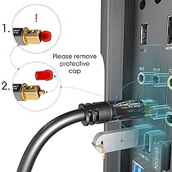 TOSLINK – Optical Audio Cable – 3ft