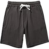 AMY COULEE Men's Casual Shorts 8" Cotton Athletic Workout Shorts Lounge SweatShorts with Pockets