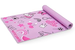 Antsy Pants Kids Yoga Mat - Yoga Mat for Kids, Yoga Mats for Home Workout, Travel Yoga Mat, Yoga Mat Non Slip, 60” x 24”, 3mm Free of Toxic Phthalates