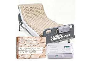 FOMMOF Alternating Air Pressure Mattress Pad for Hospital & Home Use - Relief for Bed Sores, Ulcers - Inflatable Comfort for Bedridden or Limited Mobility Patie