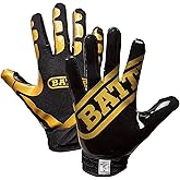 Battle Sports Ultra-Stick Wide Receiver Football Gloves - Adult & Youth Football Gloves