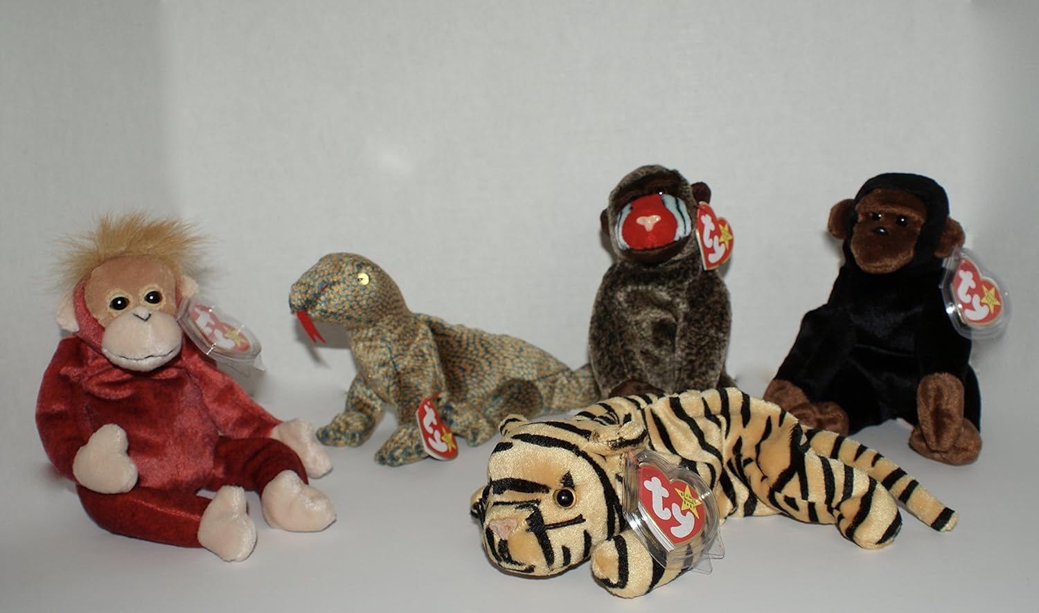 cheeks the baboon beanie baby