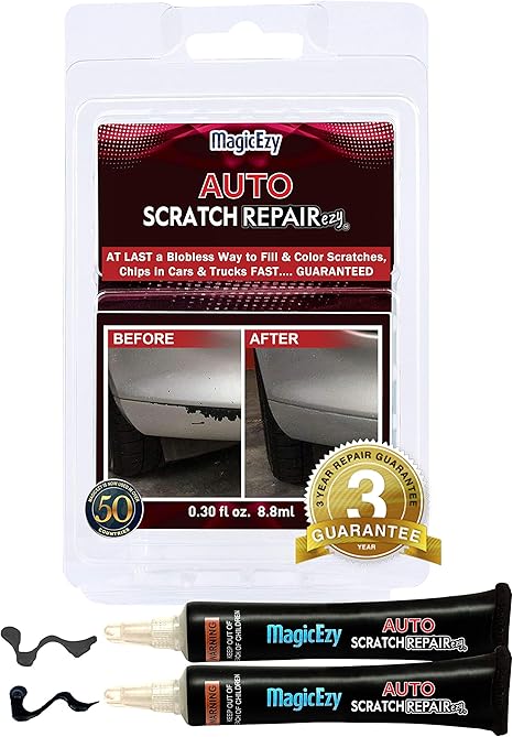 Magicezy Auto Scratch Repairezy Black Kit Car Touch Up Paint Filler Gloss And Matte Precise Color Match All Makes And Models