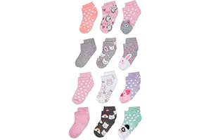 Cherokee baby-girls 12 Pack Shorty Ankle Socks