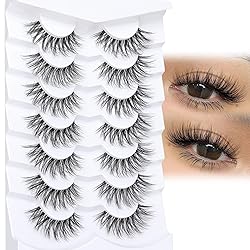 Wispy Lashes Natural Look False Eyelashes Mink