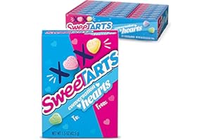 SweeTARTS Conversation Hearts Valentine’s Day Candy | Sweet and Sour Candy Individual Candy Boxes for Classroom Exchange, 1.5oz (Pack of 27)