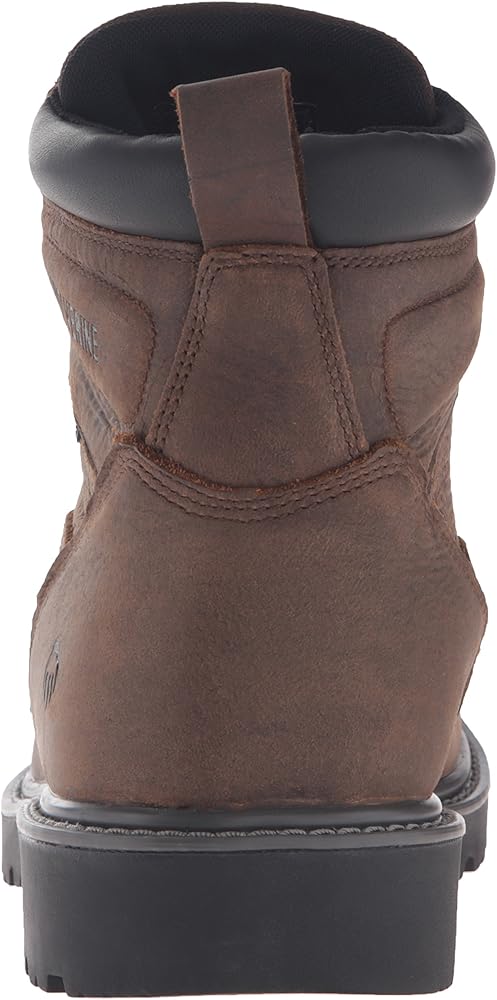 wolverine men's floorhand 6 inch waterproof soft toe work shoe