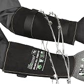 Schwer 9in ANSI A9 Cut &amp; Level 5 Puncture Resistant Arm Sleeves, PM915 | High Risk Protection, Thorn Proof, Arm Guards for Gardening, Animal Handling, Rescue, Law Enforcement Self Defense