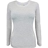 Natural Uniforms Women's Under Scrub Tee Crew Neck Long Sleeve T-Shirt