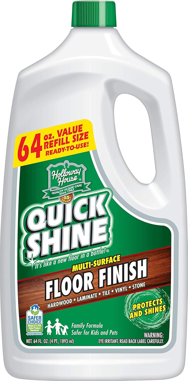 Quick Shine MultiSurface Floor Finish and Polish, 64 oz