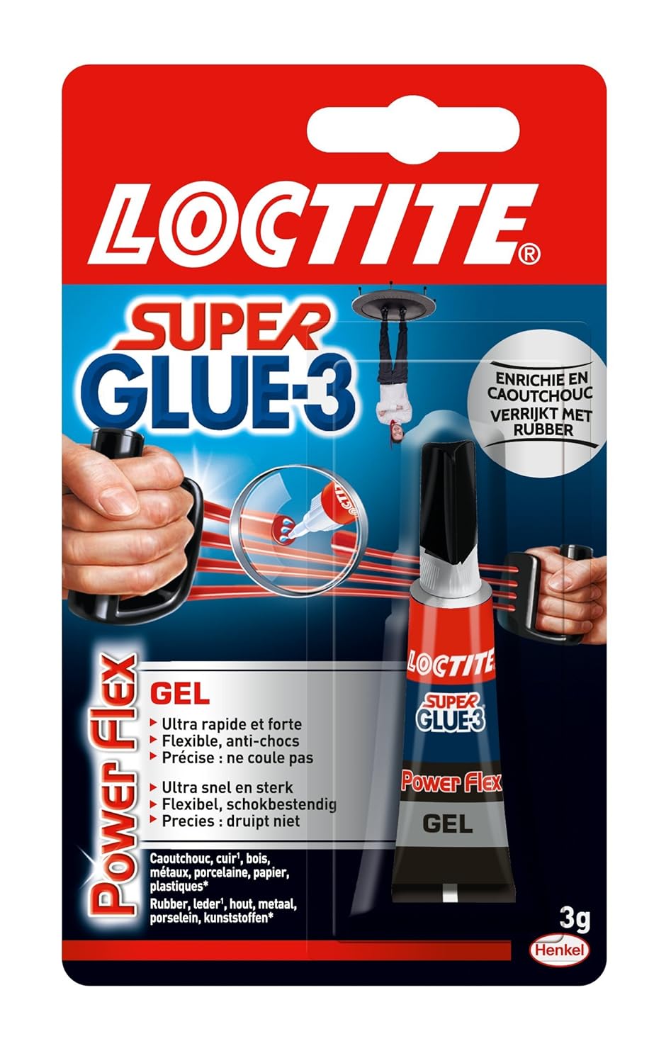 Loctite Strong Glue/Super Glue 3 Power Flex 3 g Amazon.co.uk DIY