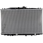 TRQ Radiator 1 Row Aluminum Core | For 2004-2008 Acura TSX 2.4L Automatic Transmission
