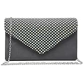 Dasein Women Sparkle Rhinestone Evening Purses Clutch Bags for Prom Cocktail Party Wedding Engagement