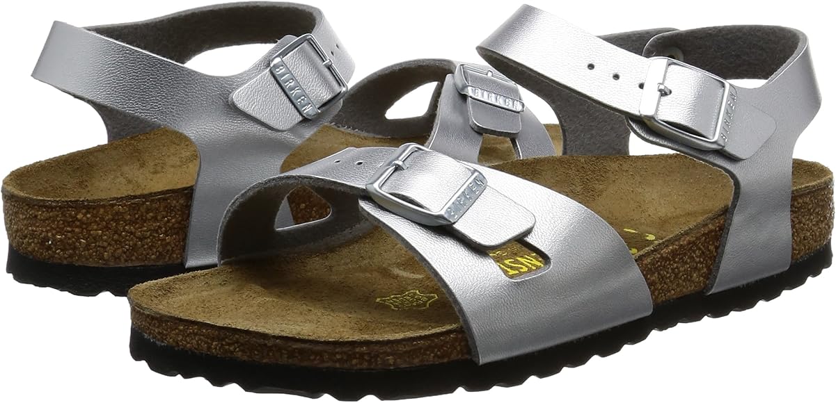 birkenstock rio silver