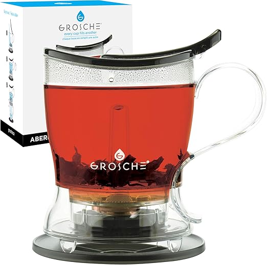 Amazon Com Grosche Aberdeen Perfect Tea Maker Set With Coaster