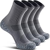 CWVLC Cushioned Compression Sport Quarter Socks for Men Women Youth