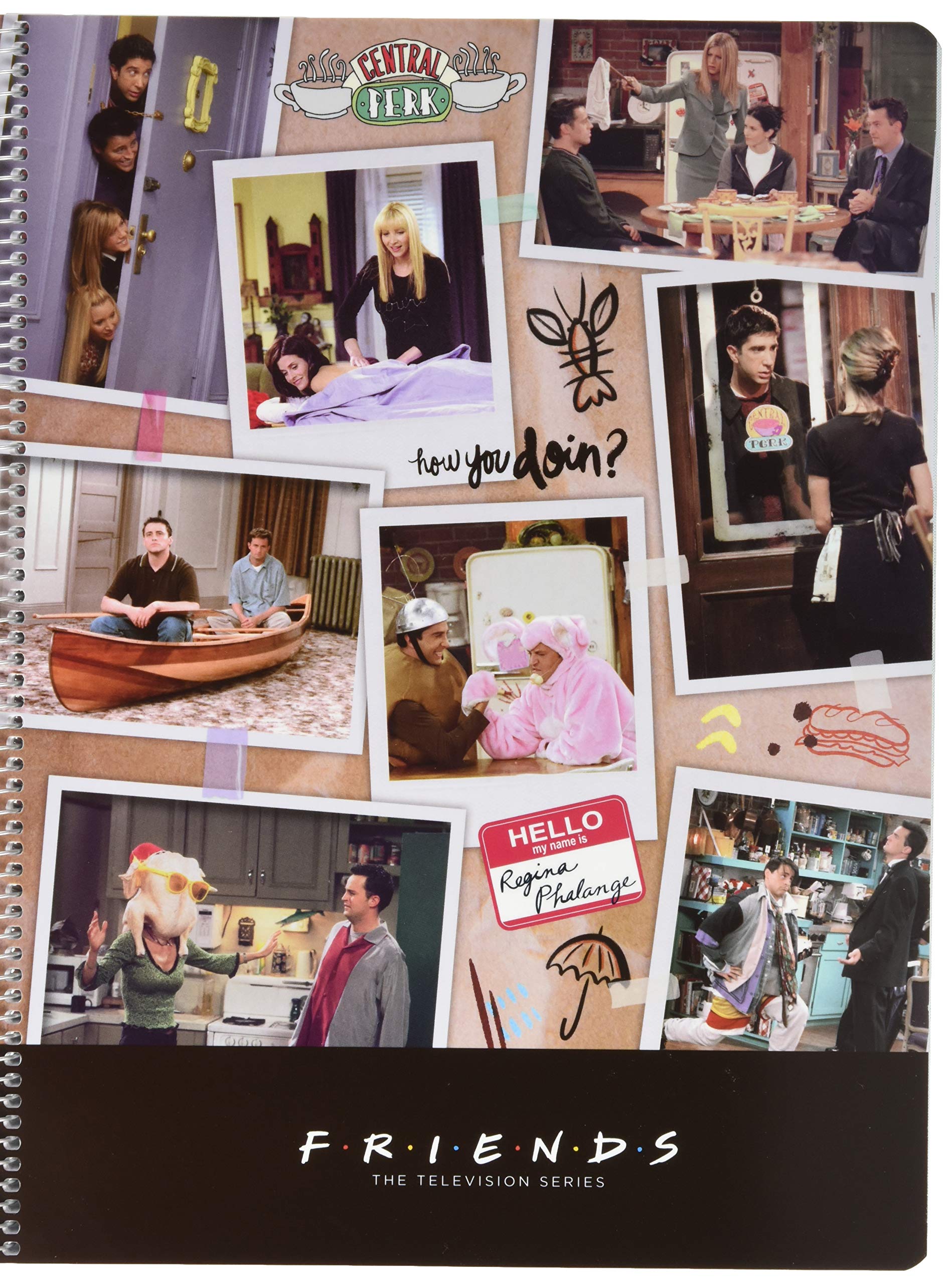 Official Friends A4 Notebook 5 x 5 Squared Paper Notebook A4 — image 1