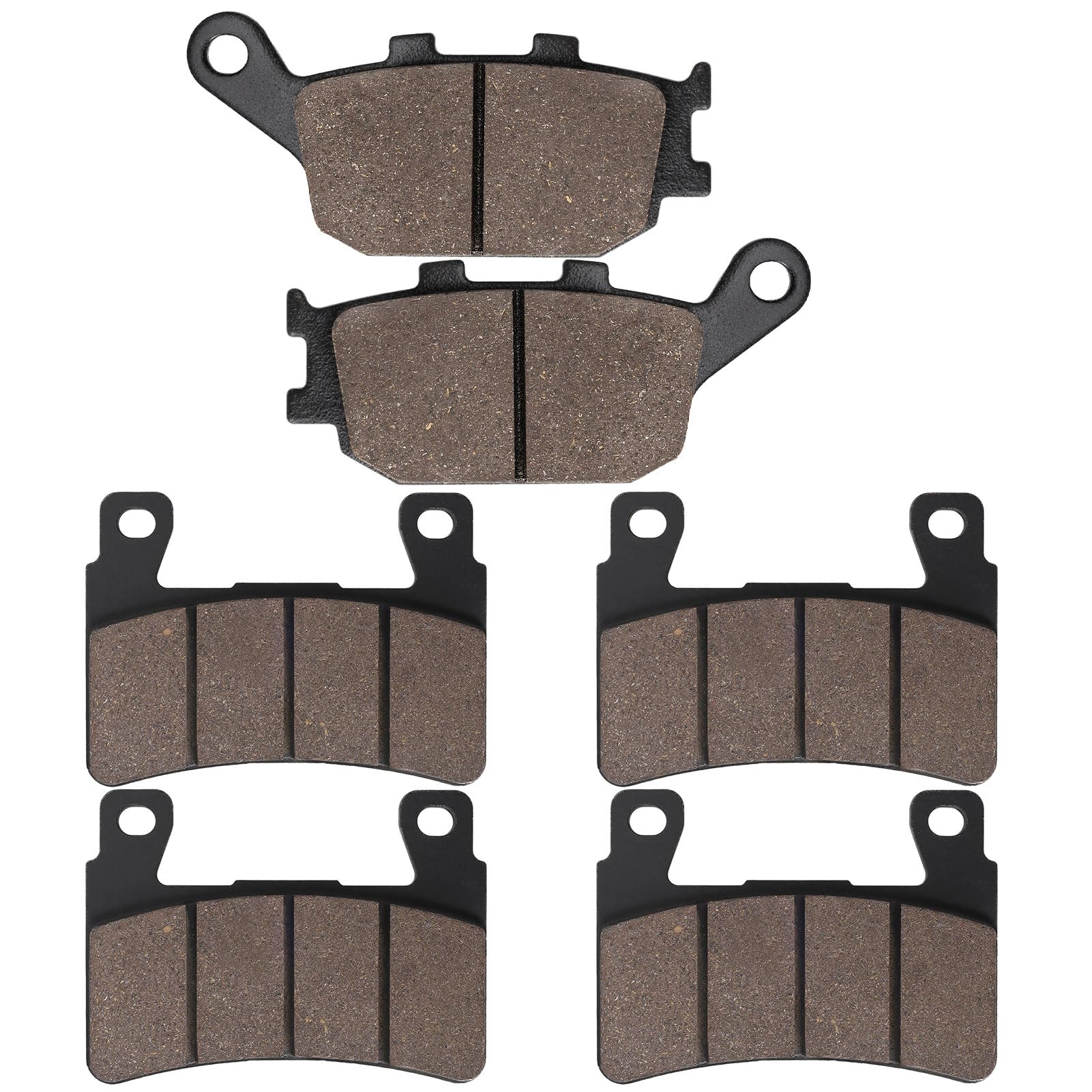 Cyleto Front and Rear Brake Pads for Honda CBR600 CBR 600 F1 F2 F3 F4 F4i F5 F6 Sport 1999 2000 2001 2002 2003 2004 2005 2006 2007