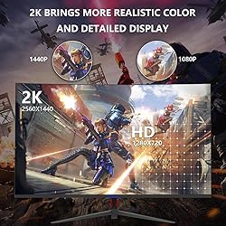 Sealan 27inch 2k Curved Gaming Monitor QHD 165HZ