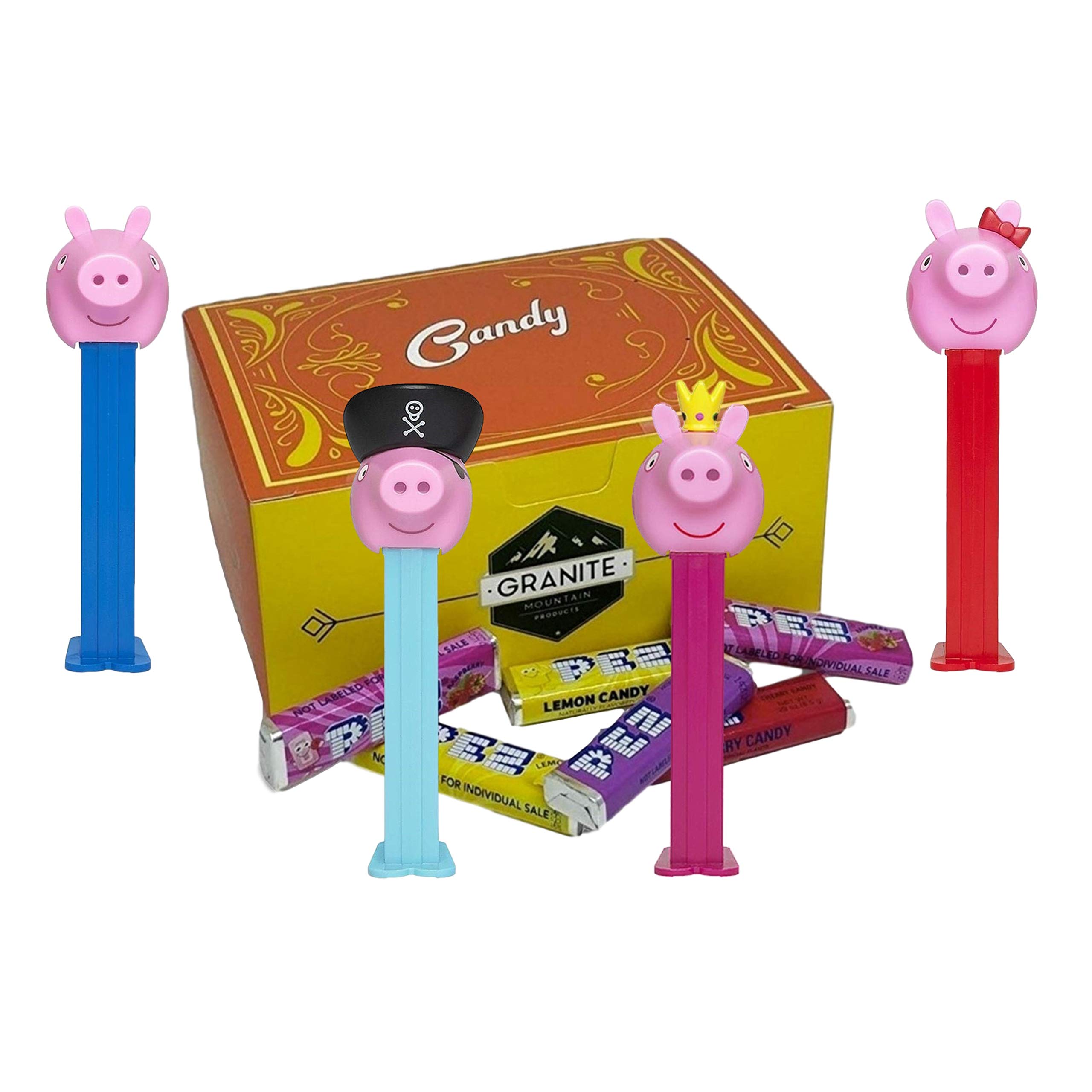 Buy Peppa Pig Pez Candy Dispensers Set With 6 EXTRA Pez Candy Refills