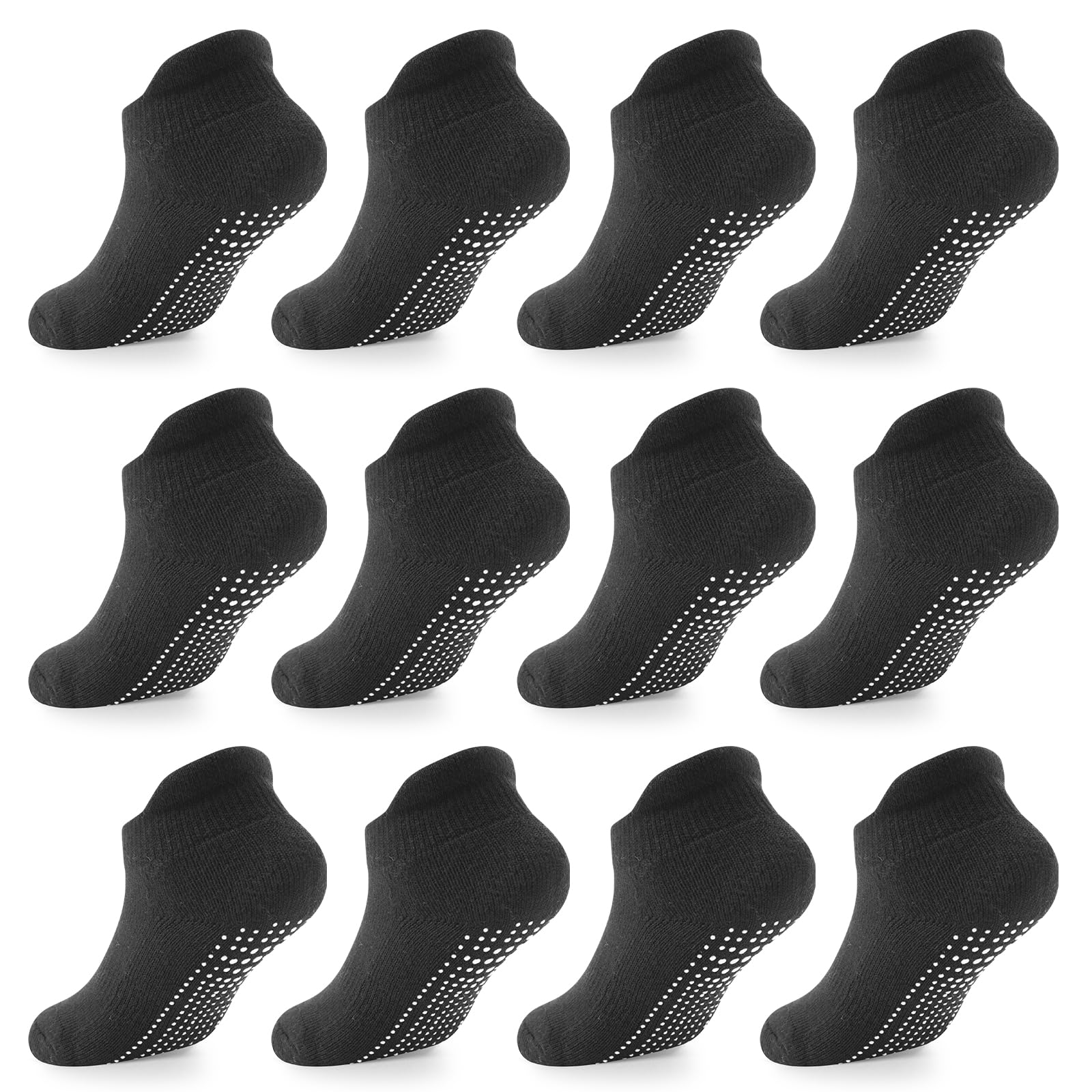 Photo 1 of LA ACTIVE Non Slip Grip Ankle Boys and Girls Socks with Non Skid for Babies Toddlers and Kids Back to School 0-10 Years