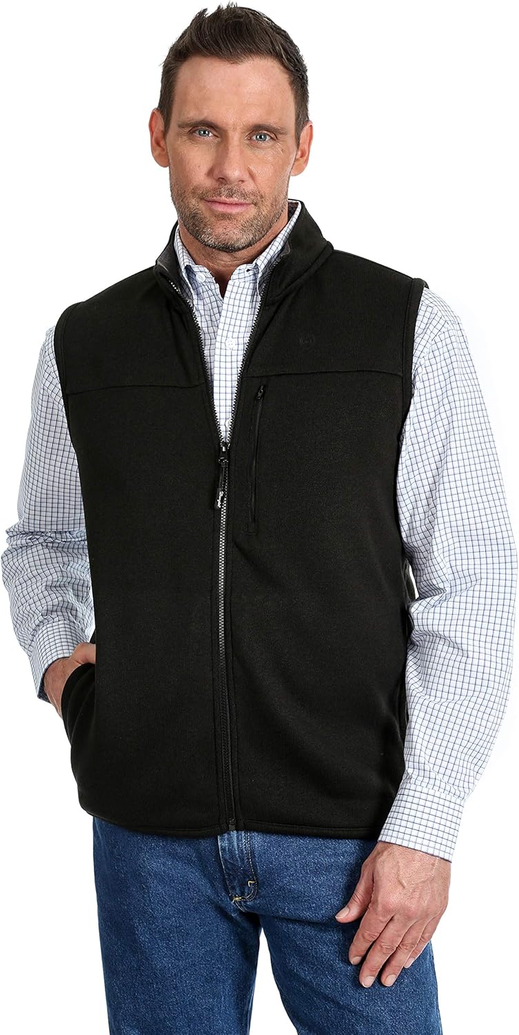 wrangler mens vest