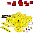 GoSports Yard Links Golf Game - Choose 3, 6, or 9 Hole Course - Includes Golf Buckets, Tee Markers, and Balls