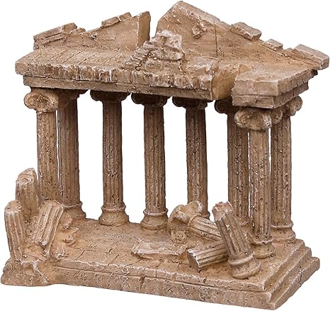 Amazon Com Petco Medium Greek Temple Aquarium Ornament Ruins