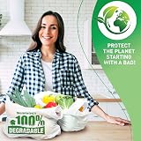 Sabco 100% Degradable Vest Carrier Bags Large 13x19x23" Eco Friendly Plastic view 2