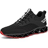 Vooncosir Men's Fashion Sneakers Breathable Mesh Running Shoes Blade Non Slip Soft Sole Casual Athletic Walking Shoes