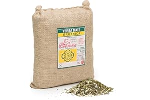 LA OBEREÑA Organic Yerba Mate Tea, Loose Leaf, Traditional South American, Hot or Cold Drink, Unsmoked, Gluten Free, Vegan, Traditional Cut, Pack of 1-35.27 Oz - 2.2. lb.