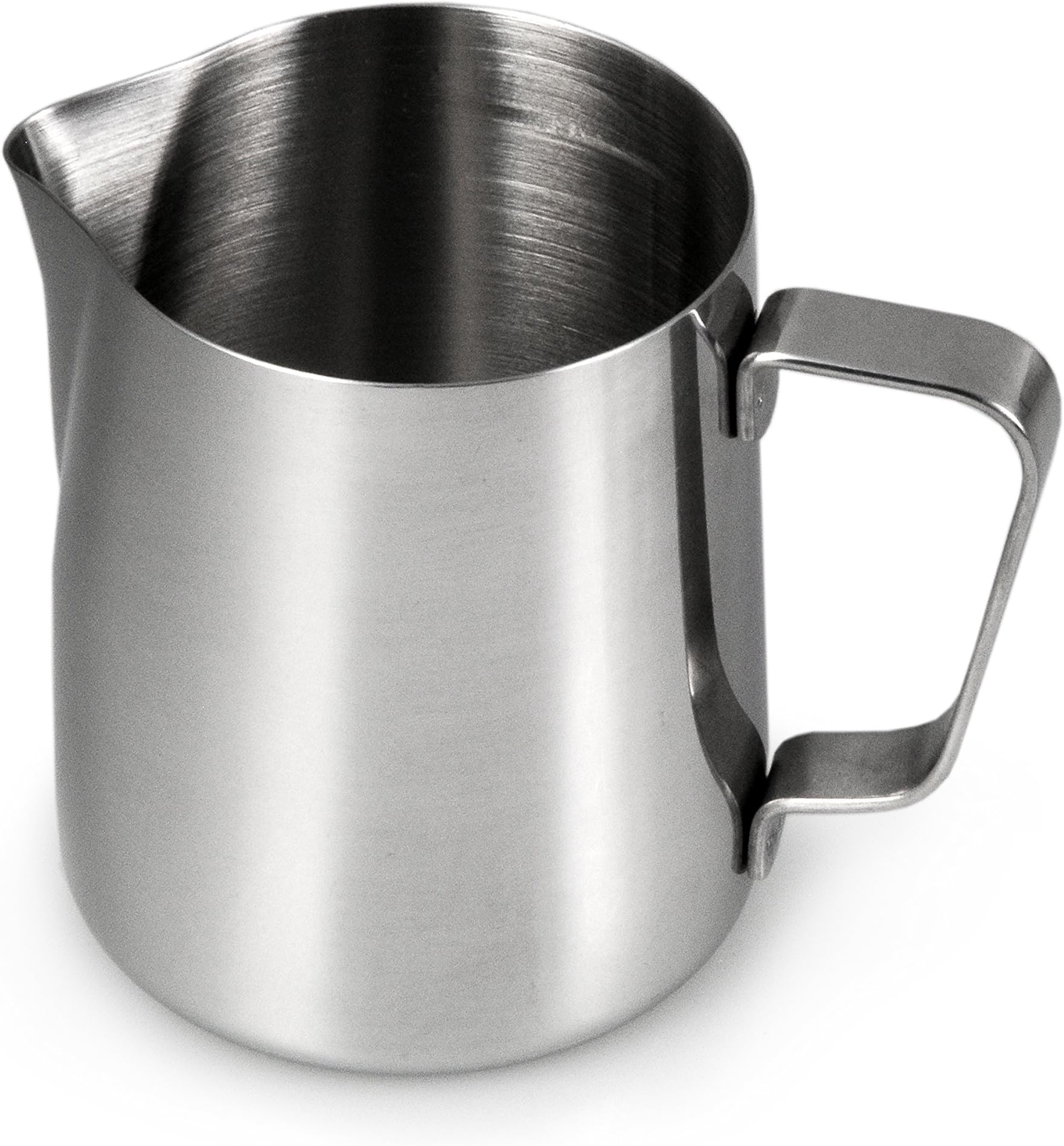 Milk jug made of stainless steel for frothing, milk jug 500 ml, 0.5 L milk frother for coffee, milk froth, Barista frothing jug, Cafe, colour: glossy silver, brand: YOUZiNGS