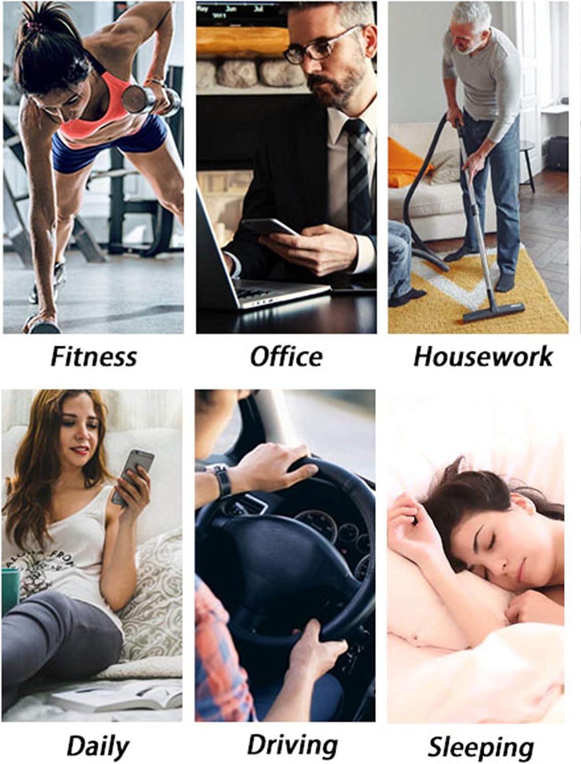 Vital Salveo Stretchy Unisex Half Finger Typing Texting Circulation Fingerless Recovery Gloves (Pair): Clothing