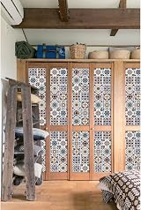 Moroccan Tile Stickers 24pcs 15x15cm Waterproof Self Adhesive Kitchen Bathroom view 9