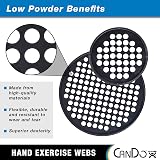 CanDo Power-Web Hand Grip Trainer - 17cm Black - Adjustable Resistance view 5