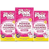 Stardrops The Pink Stuff Miracle Foaming Toilet Powder Kit | 3 Pack Toilet Cleaner Bundle, 6 Treatments - Self Activating Pink Formula