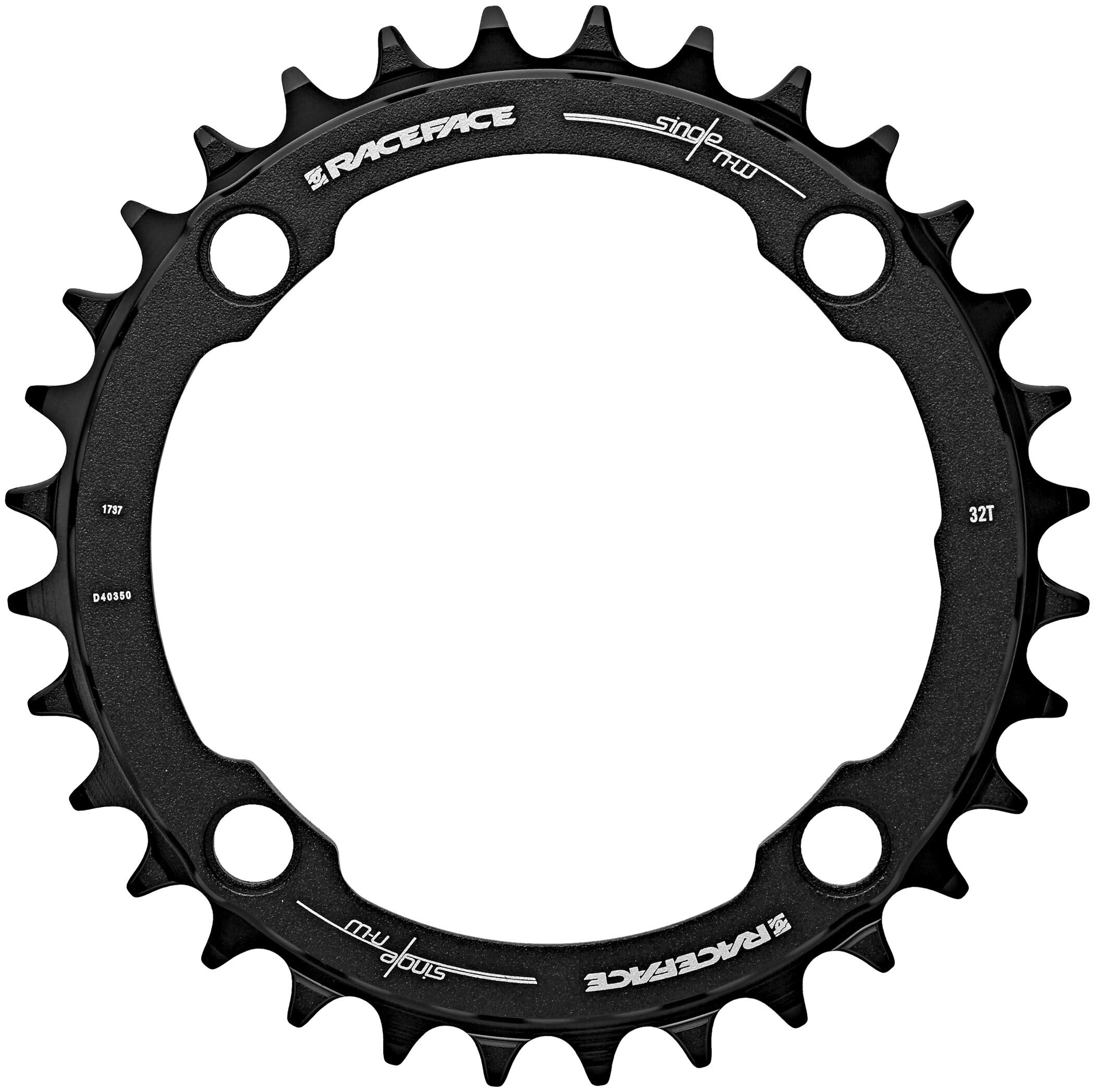 Race Face Unisex Chainring Single Narrow Wide Black RNW104X38BLK, Black, 104 x 38T UK