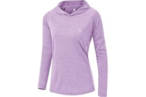 Rdruko Women's UPF 50+ Sun Protection Hoodie SPF Long Sleeve Hiking Running Shirts Lightweight
