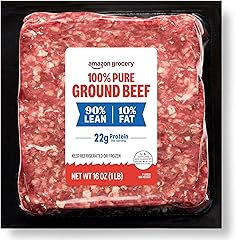 Amazon Grocery, Ground Beef, 90% Lean/10% Fat, 1 lb