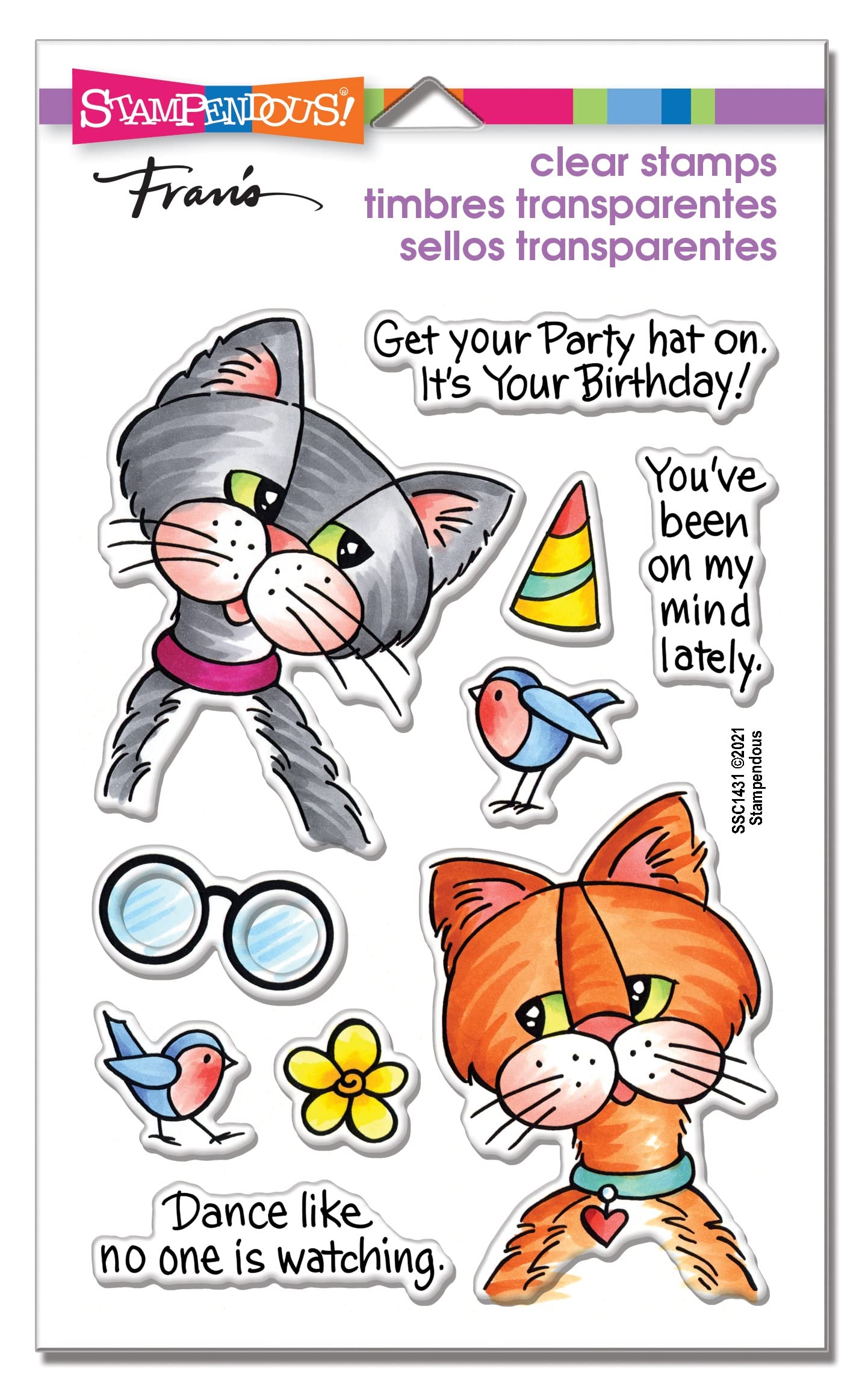 Stampendous CAT Friends PCS