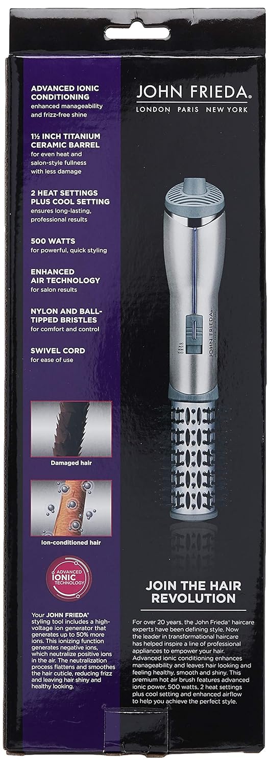 John Frieda 1.5 Inch Drying & Styling Hot Air Brush: Beauty